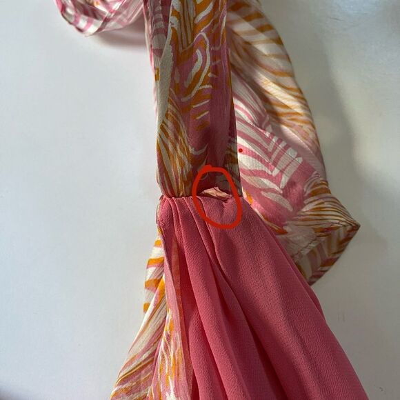 Ramy Brook Silk Zeebra Fern Halter Neck Top XS - Picture 12 of 12